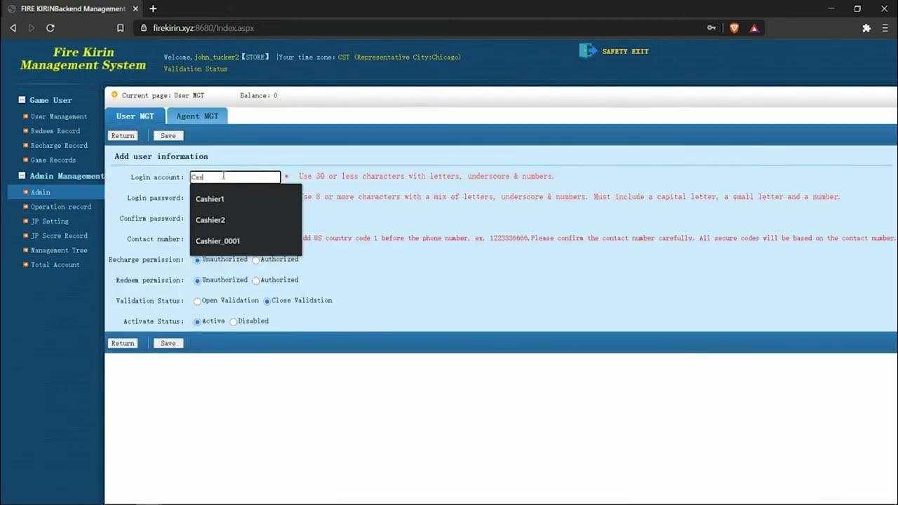 Online Casino Backend