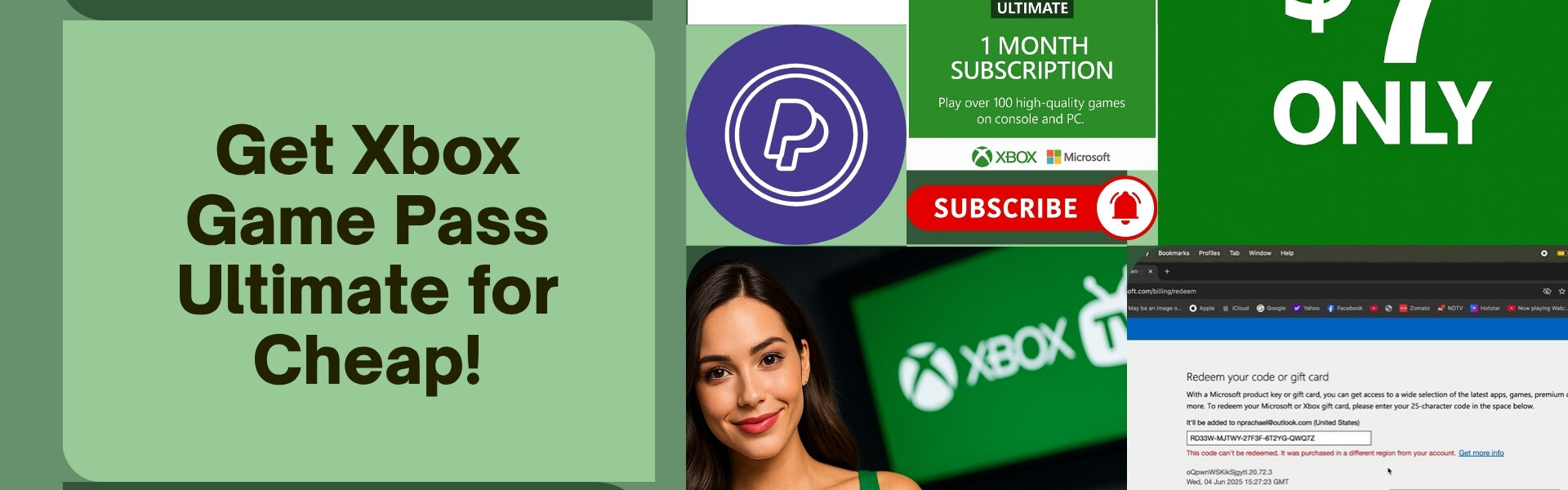 Redeem Xbox Game Pass Cheap