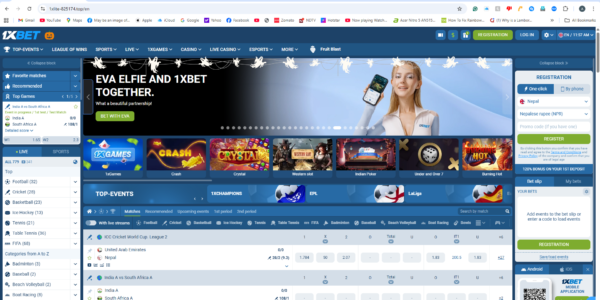 1xBet Nepal Login