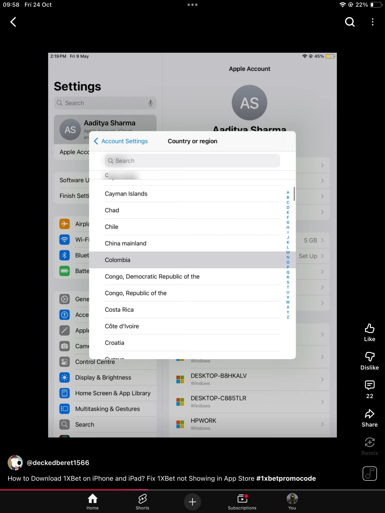 1xbet App Store Colombia