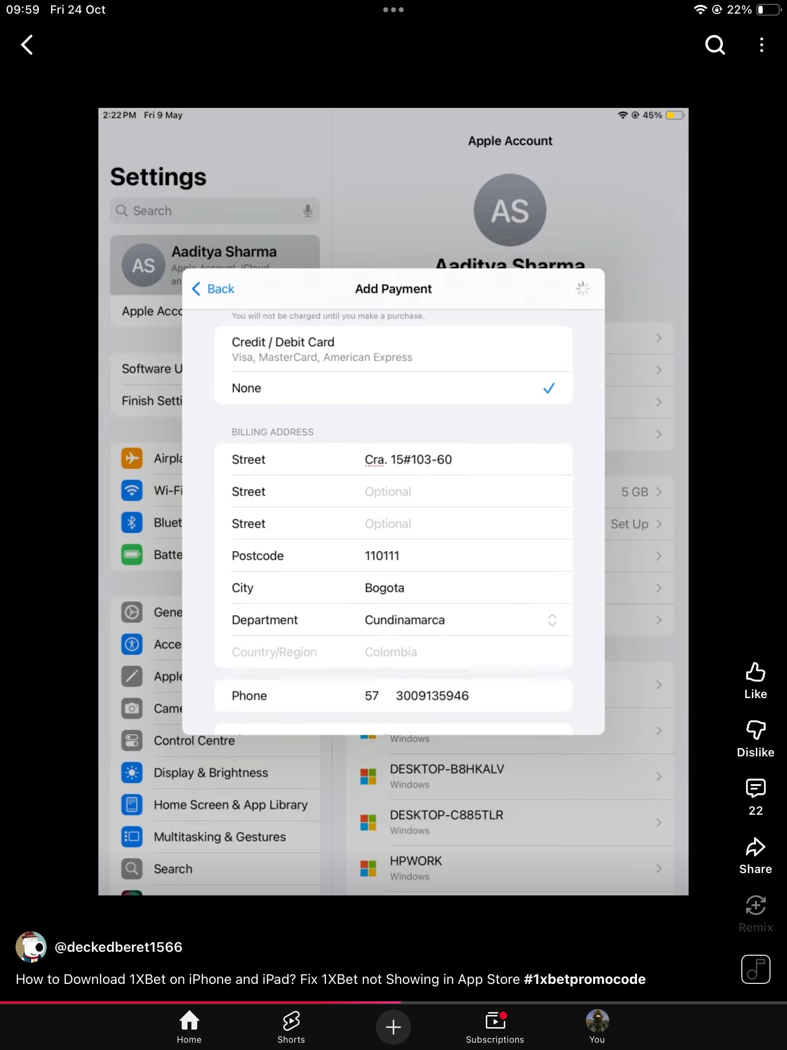 Colombia App Store Details 1xbet