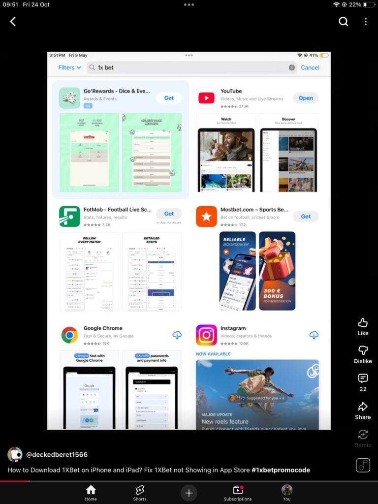 Fix 1xbet Not in App Store