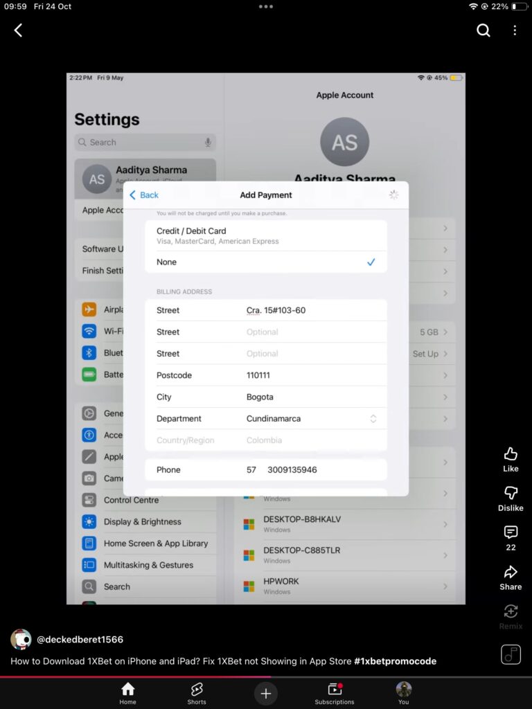 1xbet download iPhone