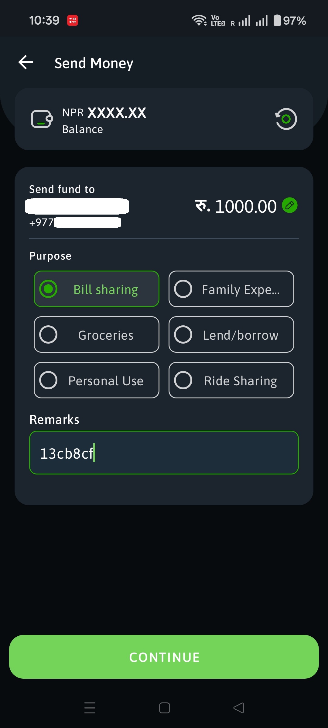 eSewa 1xBet Transfer
