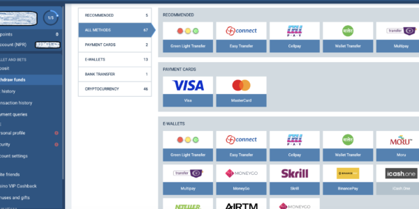 1xBet Withdraw Nepal