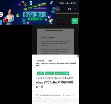 1xBet eSewa Option Not Showing