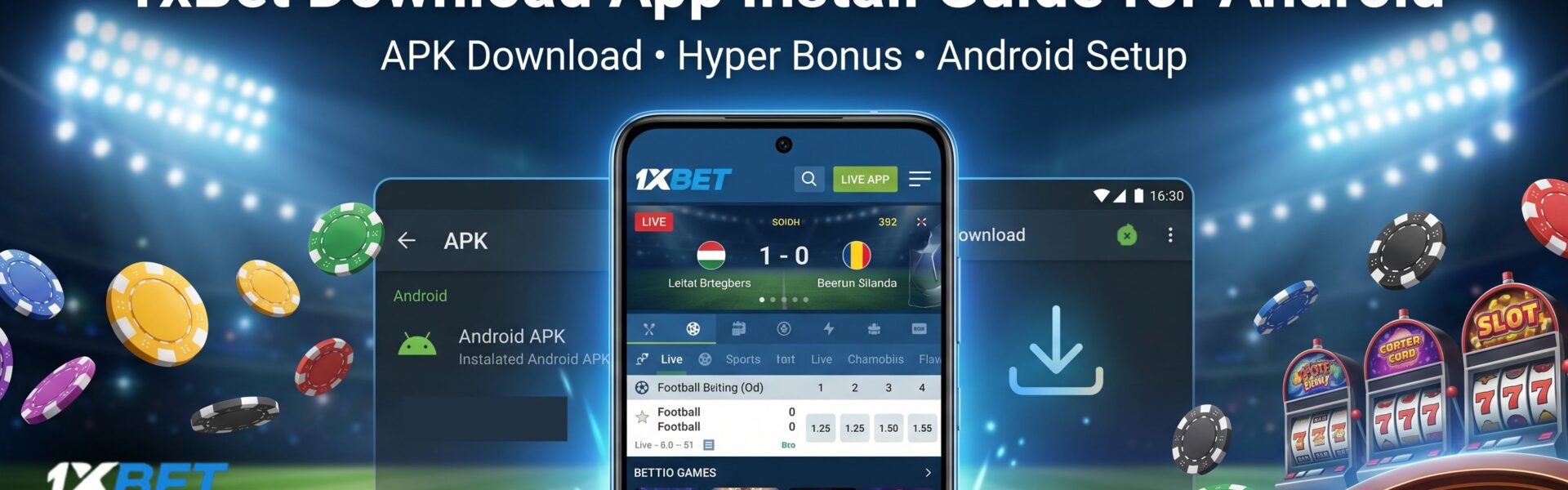1xBet Download App Install