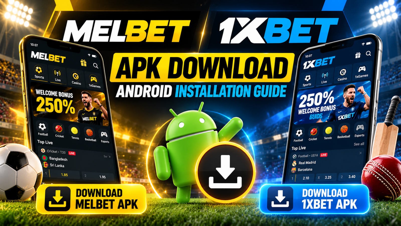Download 1xBet Melbet Apps Apk